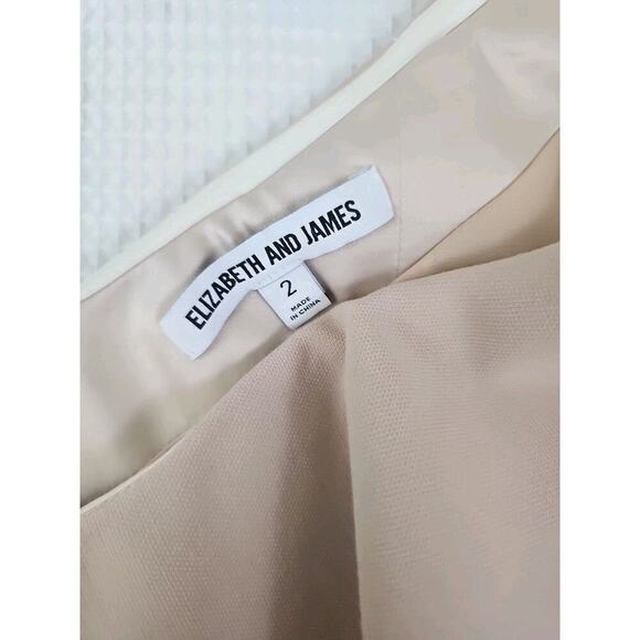 ELIZABETH AND JAMES~Woman Size 2~ Jerard One-shoulder Ruffle Sheath Dress Lined - Picture 2 of 11